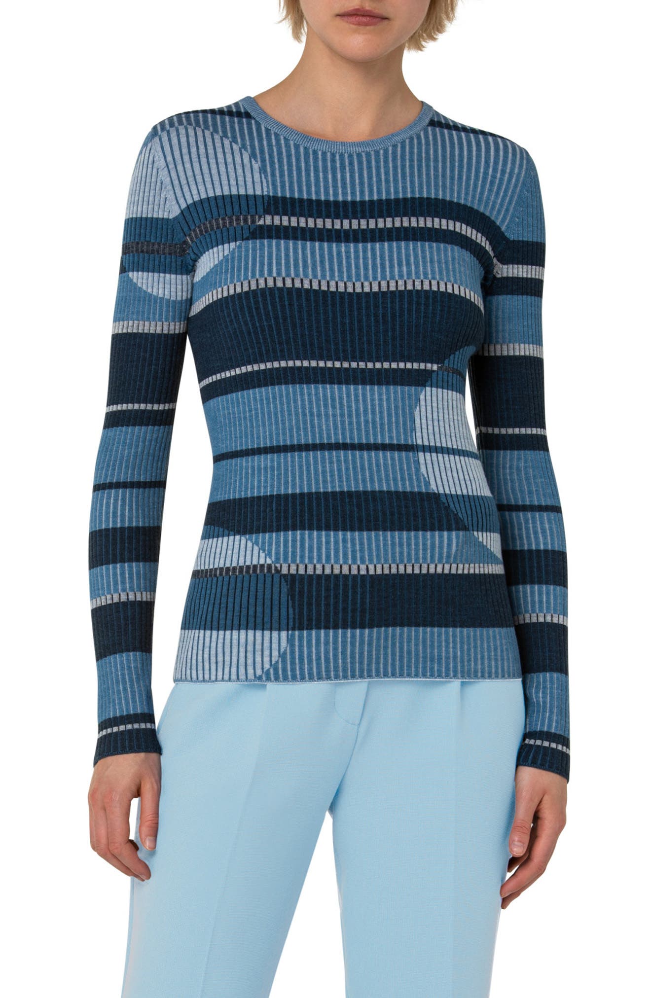 Akris punto hotsell striped sweater