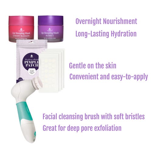 Pursonic Ultimate Skincare Bundle Lip Care, Acne Solution And Advanced Cleansing In Multicolor