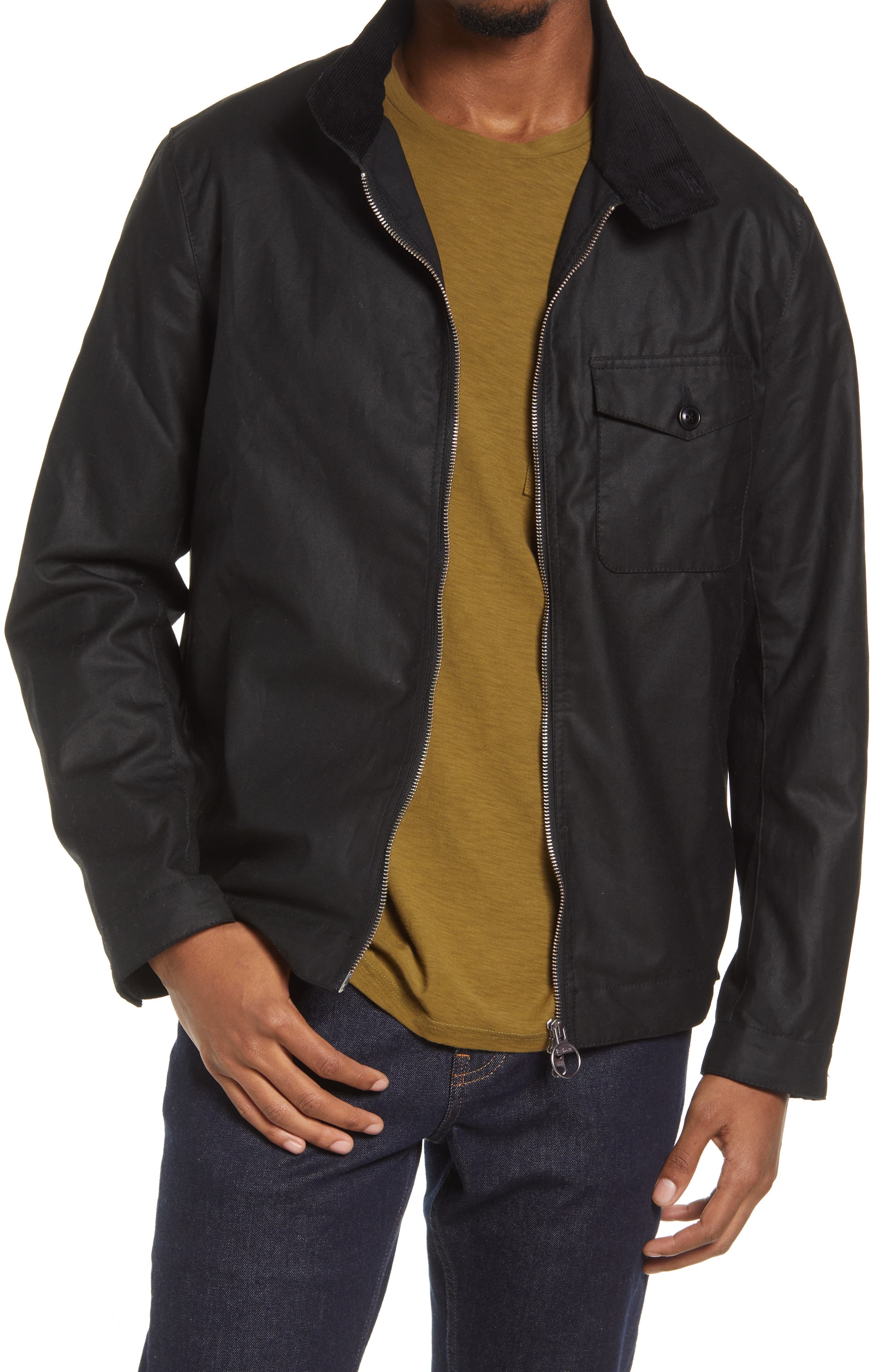 barbour trucker jacket