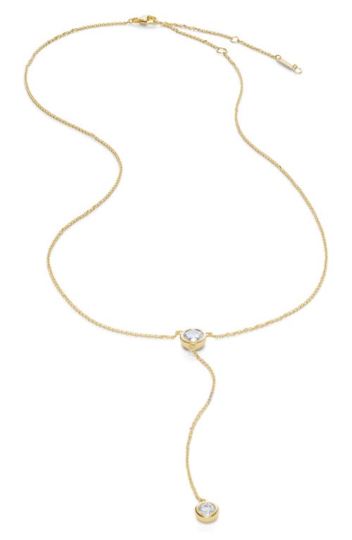 LIGHTBOX 0.75-Carat Lab Grown Diamond Station Y-Necklace in Gold at Nordstrom