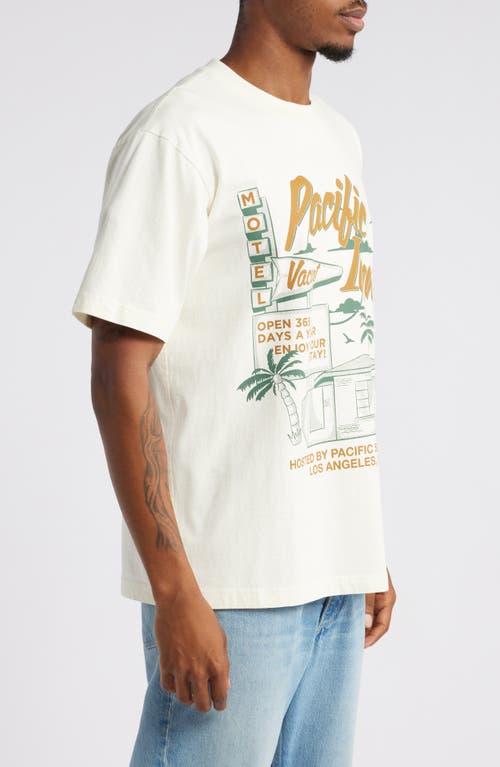 Shop Pacsun Inn Cotton Graphic T-shirt In Cream