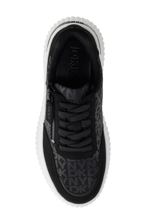 Shop Dkny Lissa Platform Sneaker In Black