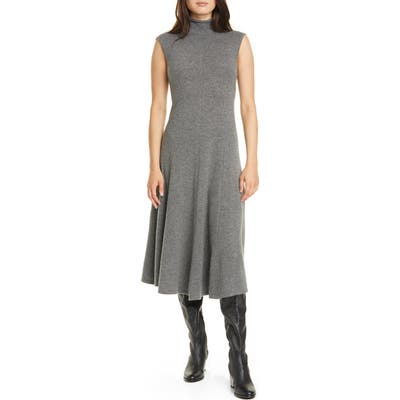 Polo Ralph Lauren Cashmere Midi Sweater Dress, Grey