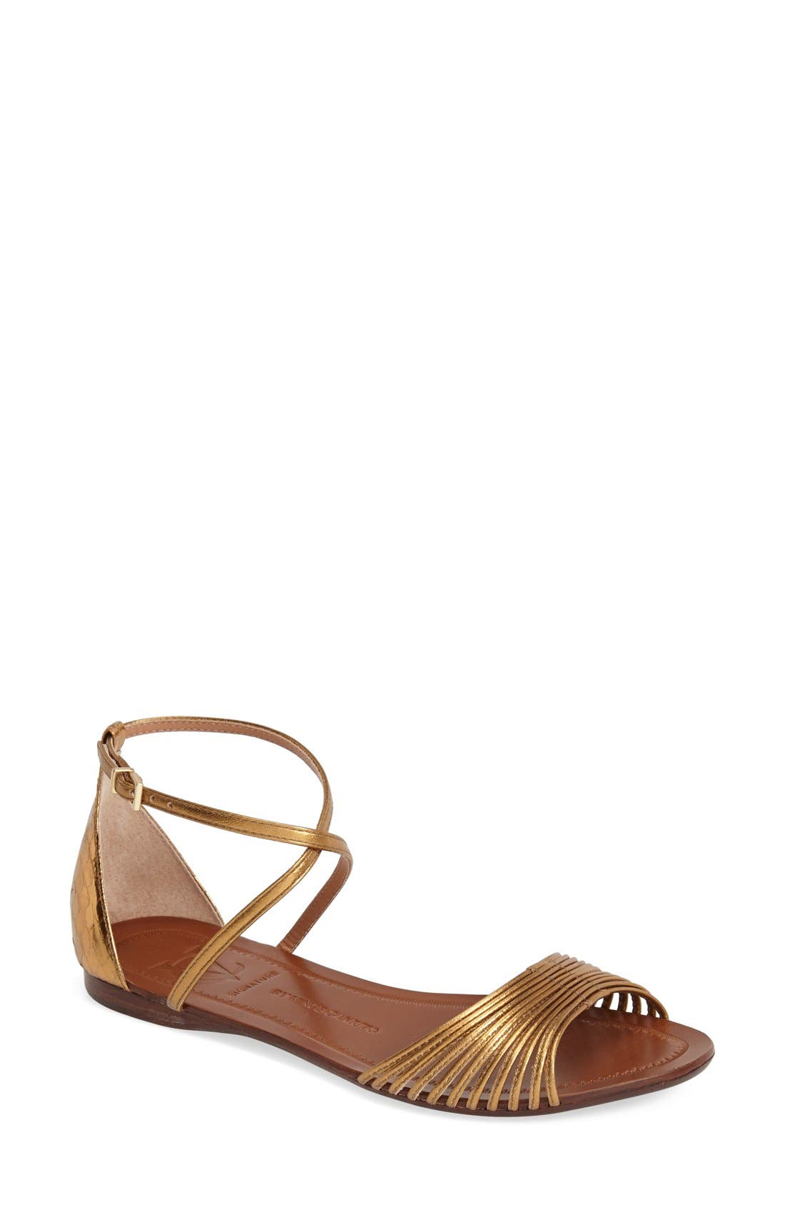 VC Signature 'Maybree' Leather Ankle Strap Sandal (Women) Nordstrom