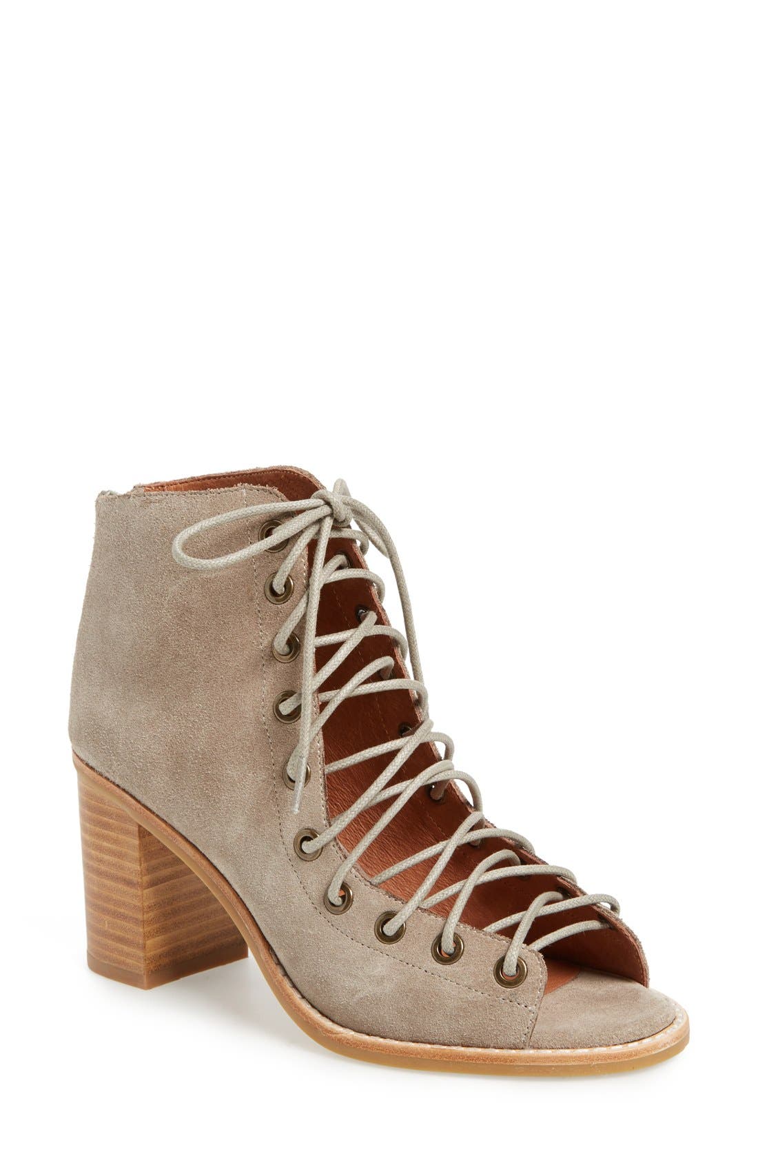 jeffrey campbell cors peep toe booties