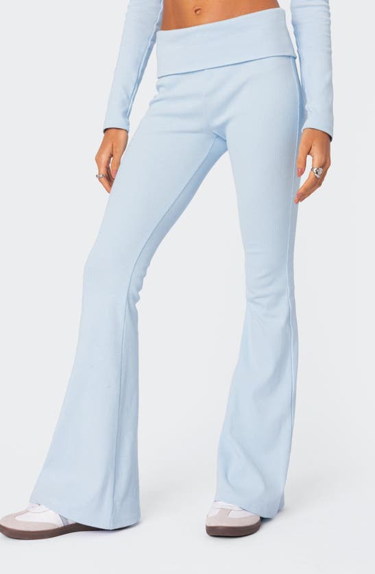 EDIKTED EDIKTED COFFEE BREAK RIB FLARE LEGGINGS
