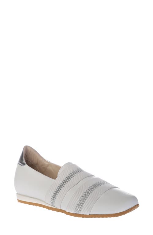 Amalfi by Rangoni Raffy Slip-On Sneaker in White Leather