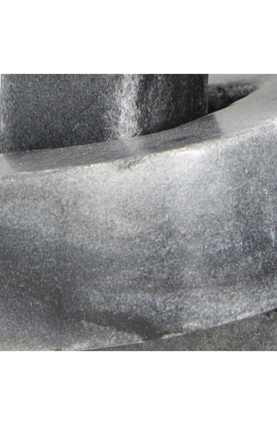 Vivian Lune Home Marble Chain Sculpture In Grey