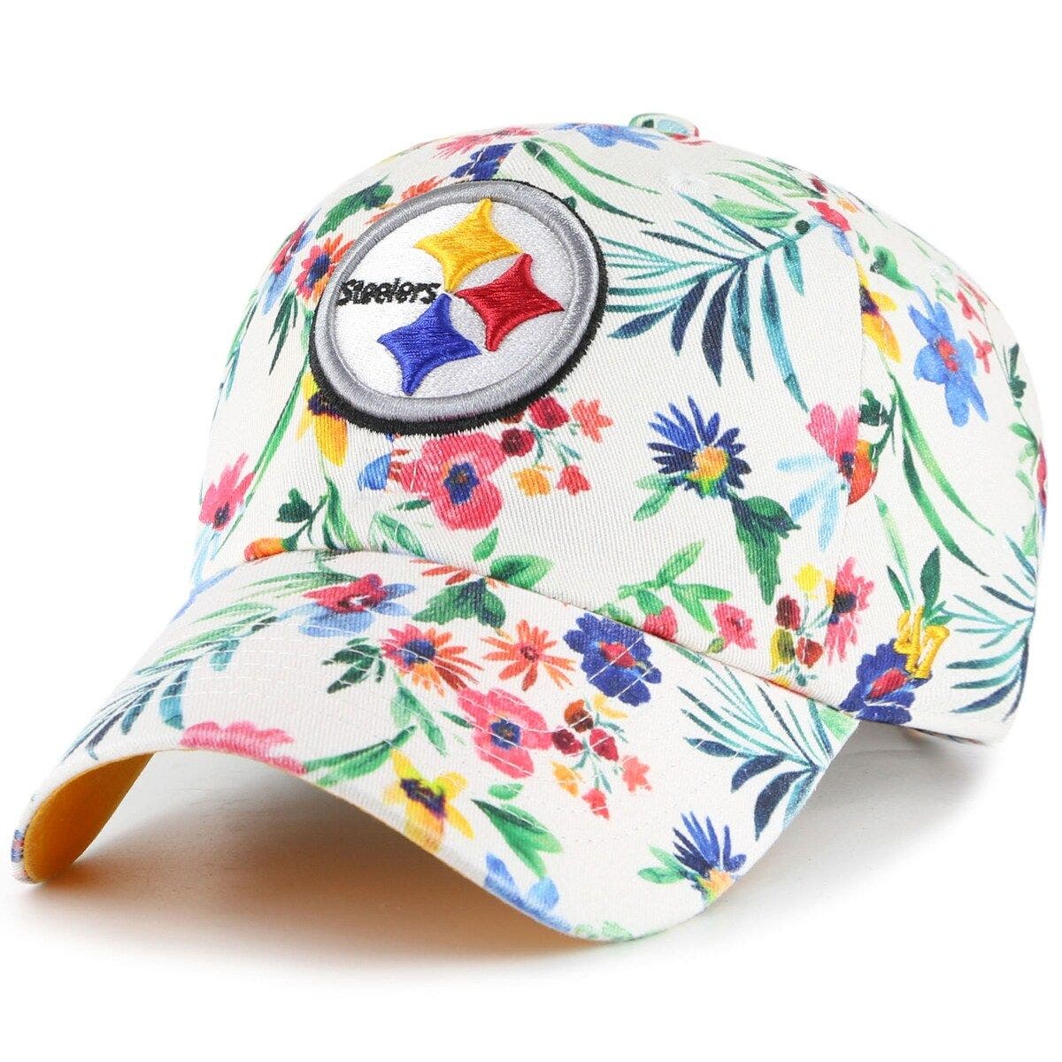 47 Women's Kansas City Chiefs Haze Clean Up Beige Adjustable Hat