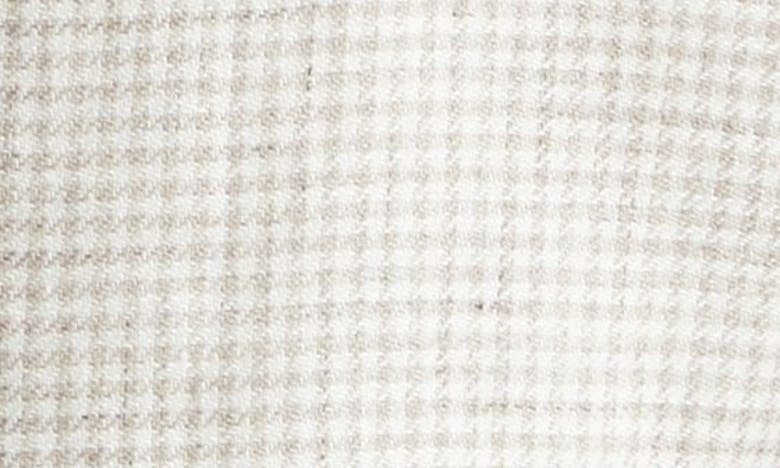 Eleventy Houndstooth Linen & Wool Sport Coat In Sand