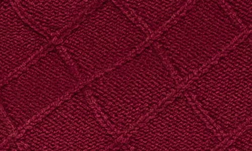Alexia Admor Pattern Cardigan In Burgundy