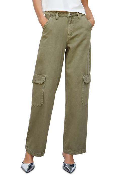 Green Wide Leg Jeans | Nordstrom
