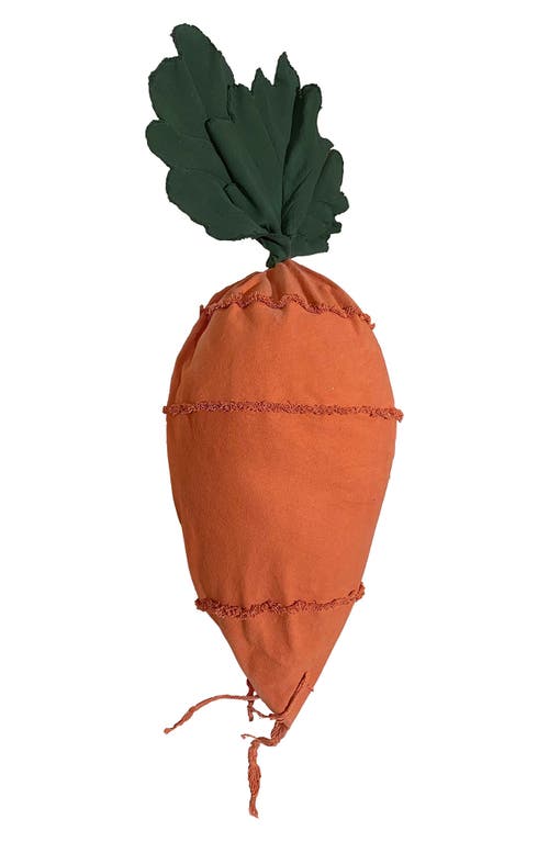 Lorena Canals Cathy the Carrot Bean Bag in Dark Green Orange at Nordstrom