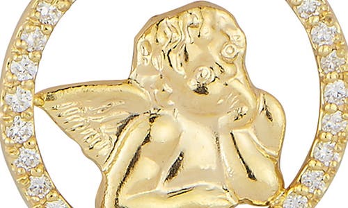 Ember Fine Jewelry Diamond Angel Pendant Necklace In Gold