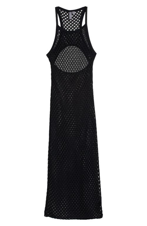 Shop Sweaty Betty Beachside Crochet Cover-up Dress In Black