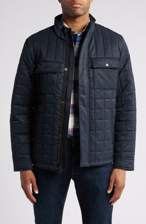 Tommy Bahama Burnaby Park Quilted Jacket In Jet Black