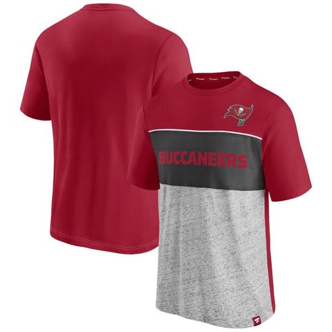 Men's Nike Red Tampa Bay Buccaneers Sideline Coach Chevron Lock Up Logo  V-Neck Performance T-Shirt