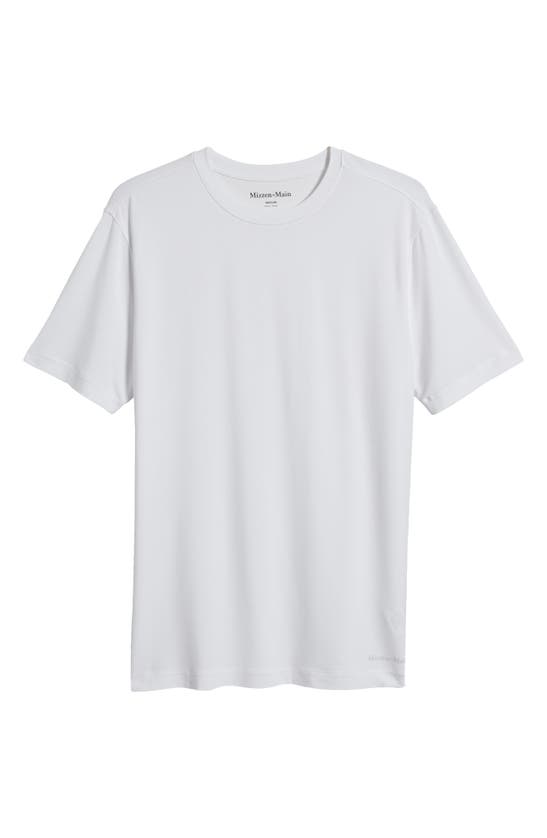 Shop Mizzen + Main Knox Solid White Performance T-shirt