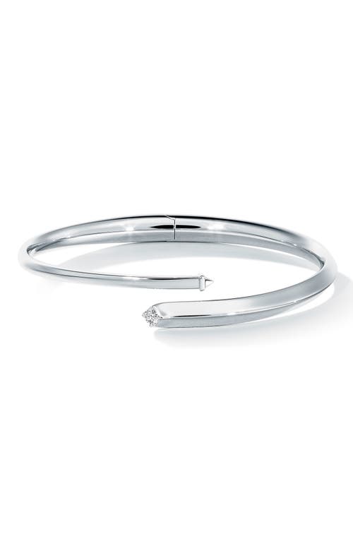 De Beers Forevermark Avaanti&trade; Diamond Bypass Bangle in White Gold