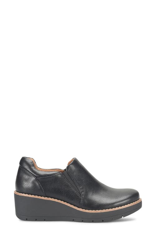 Eurosoft Fabri Wedge Slip-on In Black