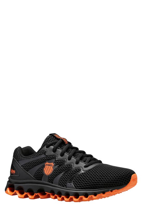 K-swiss Tubes Comfort 200 Sneaker In Black/ Vibrant Orange-m