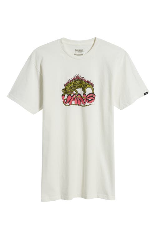 Vans Fiery Friend Graphic T-shirt In Marshmallow