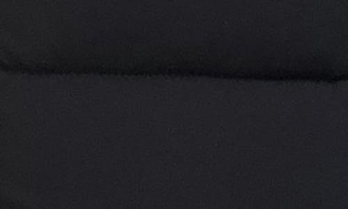 Sebby Hooded Puffer Vest In Black