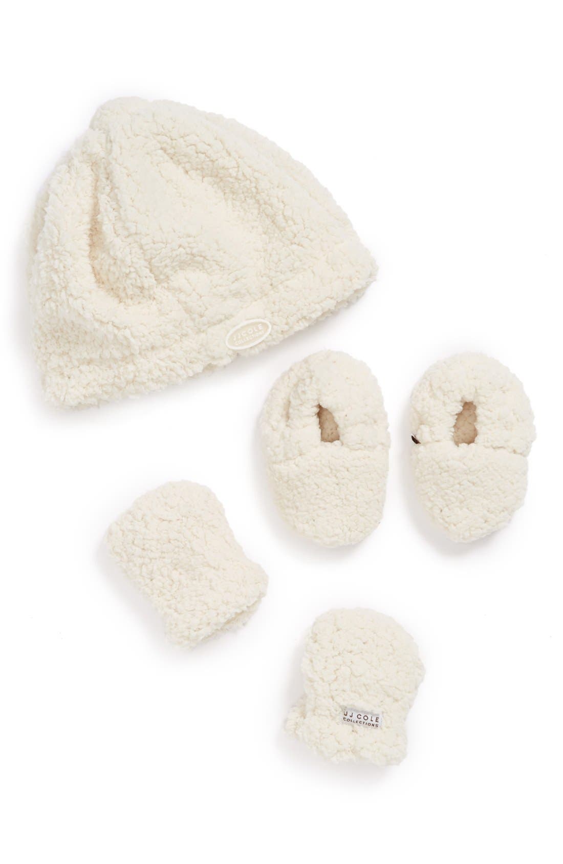 jj cole hat mittens booties