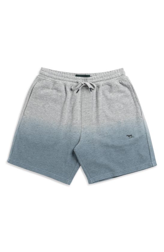 Rodd & Gunn Alto Dip Dye Piqué Cotton Shorts In Vapour