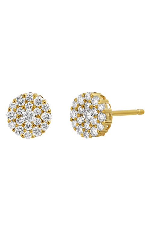 Bony Levy Mika Pavé Diamond Stud Earrings in 18K Yellow Gold