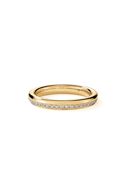 Hearts On Fire Barre Pavé Diamond Band Ring In Yellow Gold/diamond