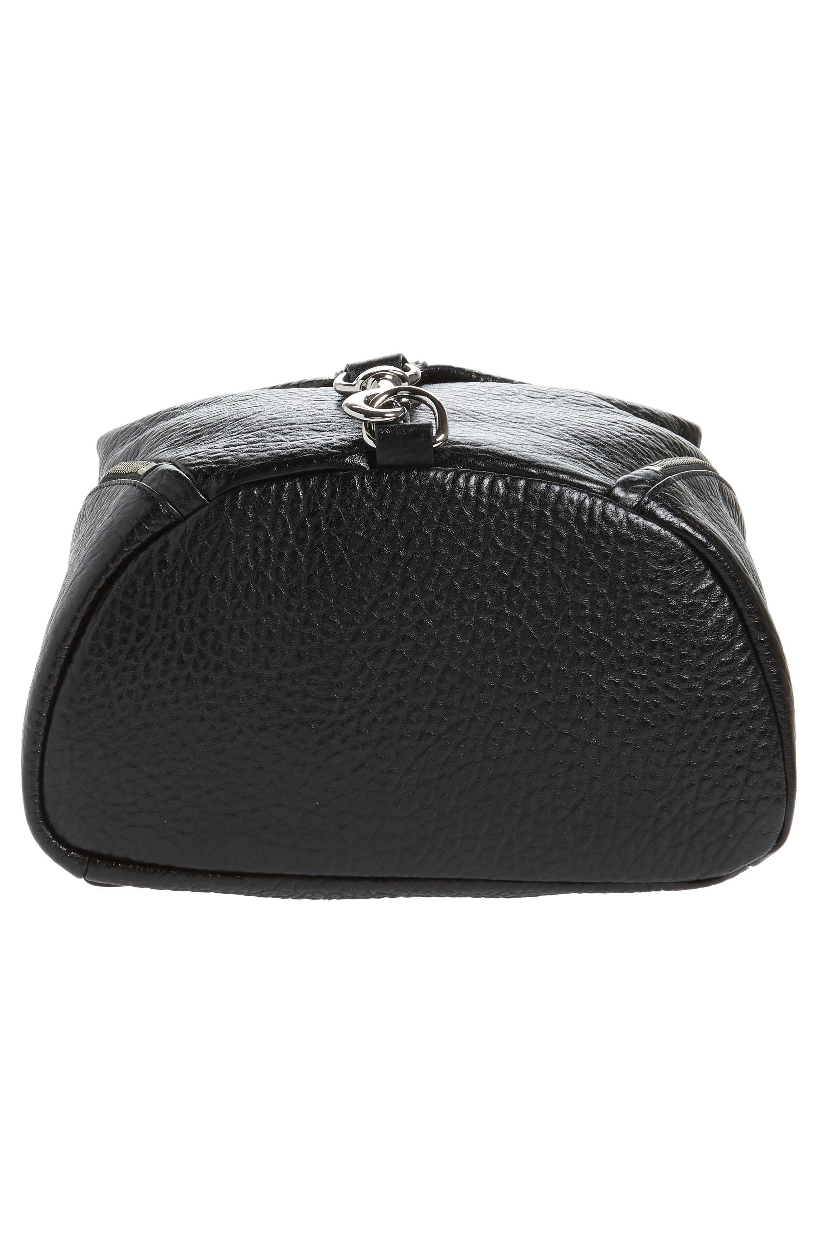 rebecca minkoff silver backpack