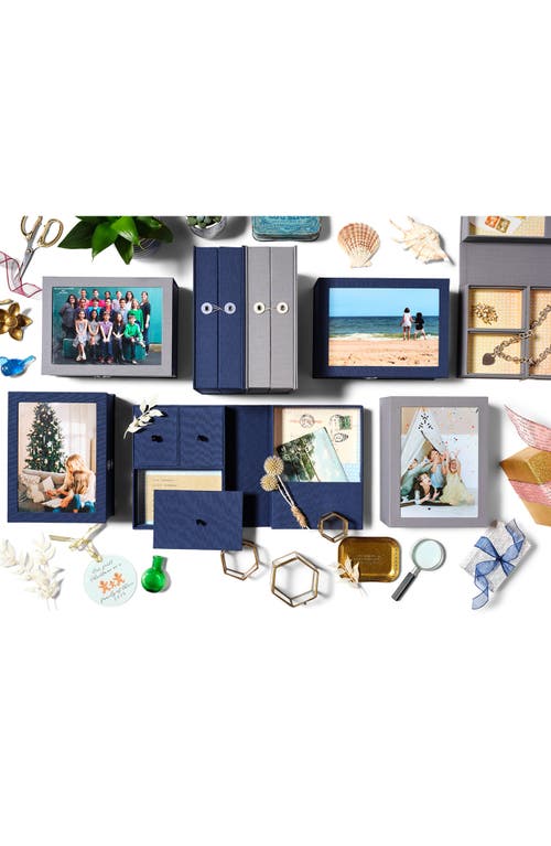 Savor Story Vault Keepsake Box In Slate/ Neutral
