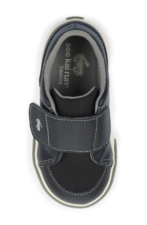 Shop See Kai Run Kids' Toni Sneaker In Black/green