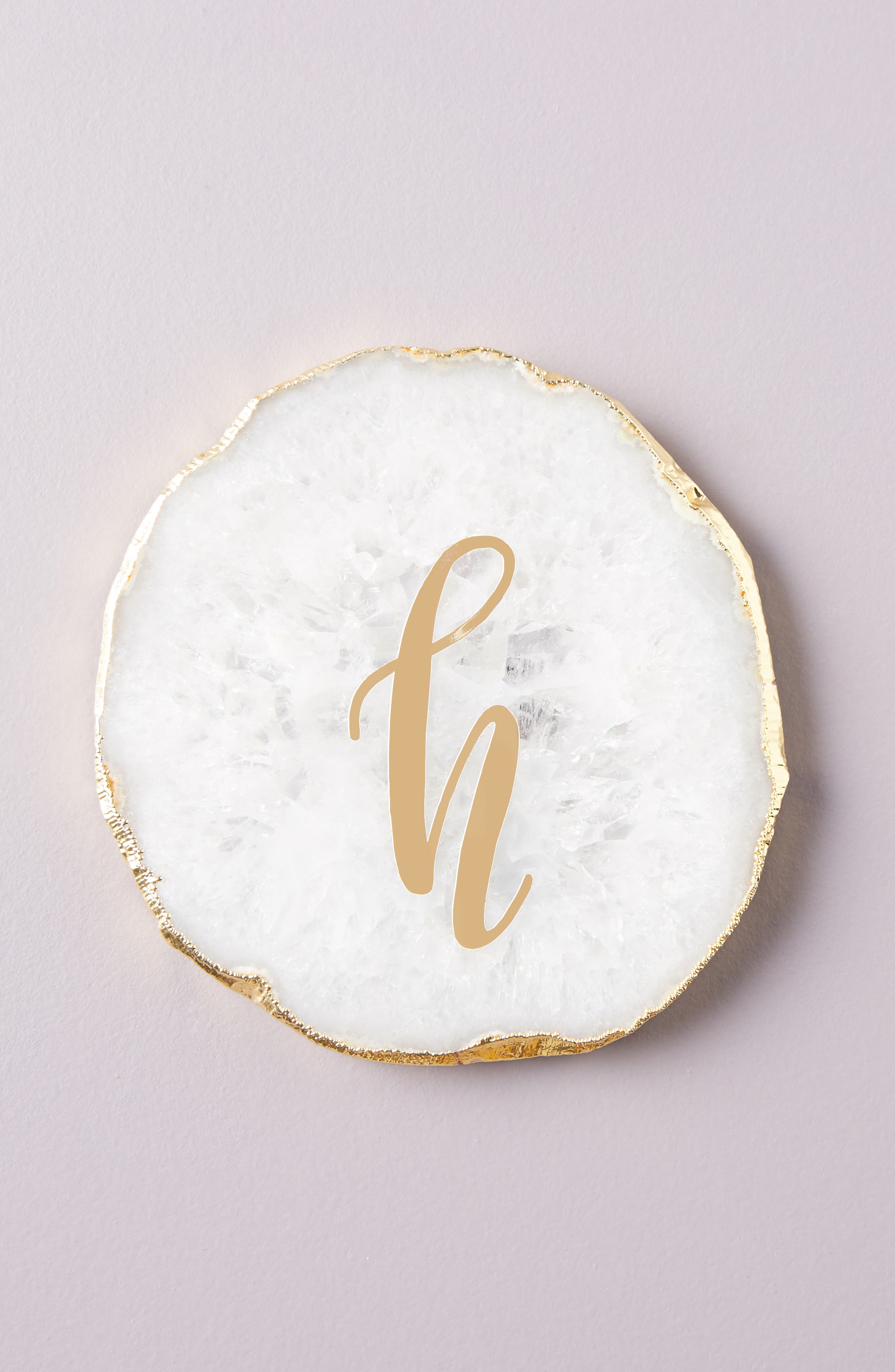 Anthropologie Monogram Agate Coaster Nordstrom