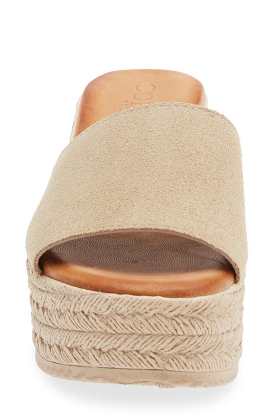 Shop Cordani Buffy Espadrille Platform Sandal In Arena Suede