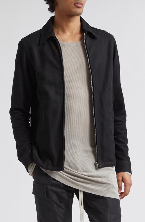 Rick Owens Brad Leather Jacket in Black at Nordstrom, Size 36 Us
