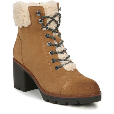 Naturalizer Varuna 2 Waterproof Lace-Up Bootie- Brown