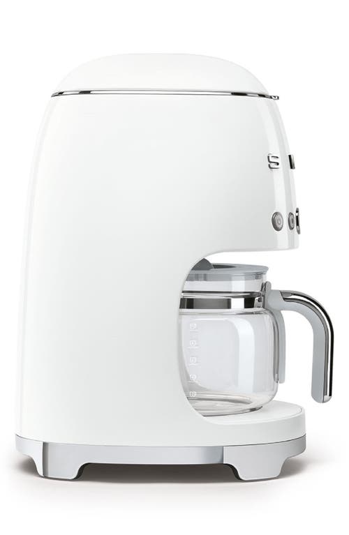 Smeg Drip Filter Stainless-steel Coffee Machine In White