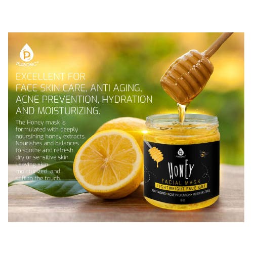 Pursonic Honey Facial Mask 8 oz In Black
