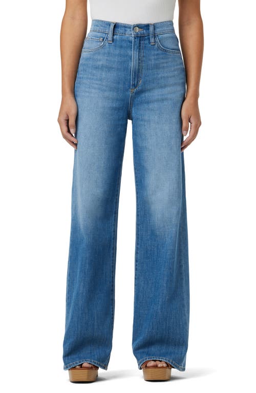 The Mia High Waist Wide Leg Jeans in Hot Shot
