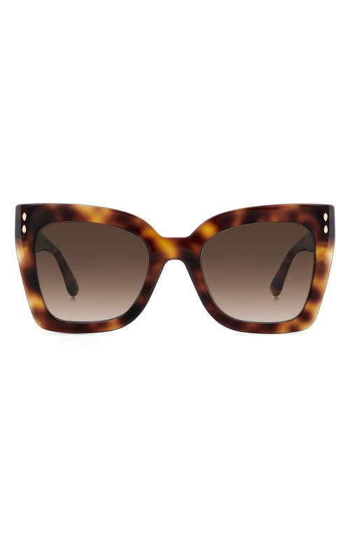 Isabel Marant 53mm Butterfly Sunglasses In Brown