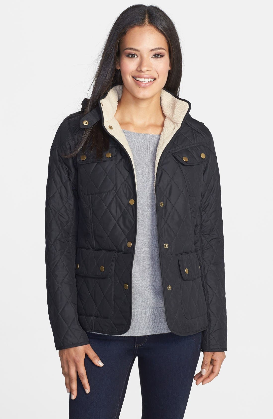 barbour shearling