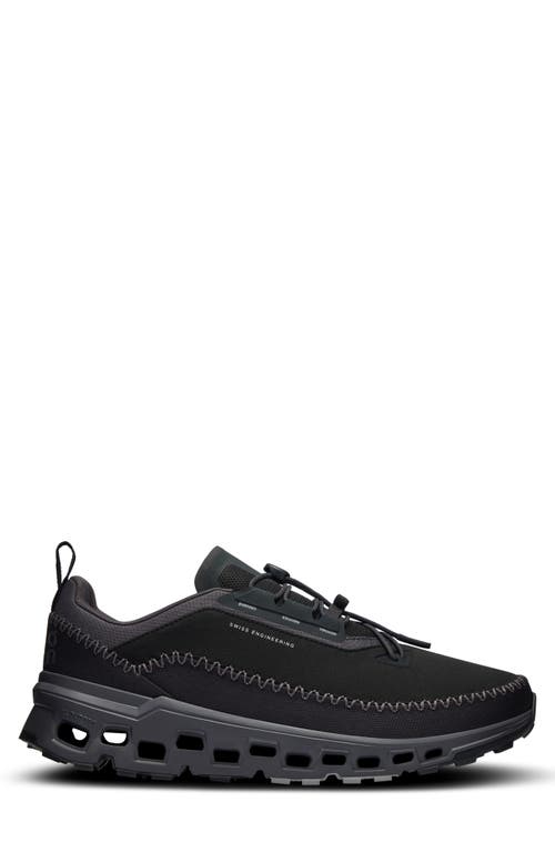 On Cloudaway 2 Rubber-trimmed Coated Recycled-shell And Mesh Sneakers In Black/eclipse
