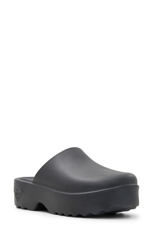 Shop Roxy Maddy Platform Clog In Black