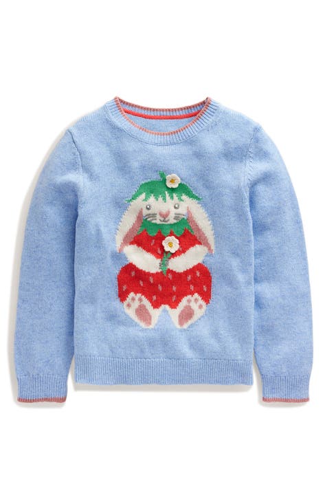 Kids' Bunny Graphic Sweater (Toddler, Little Kid & Big Kid)