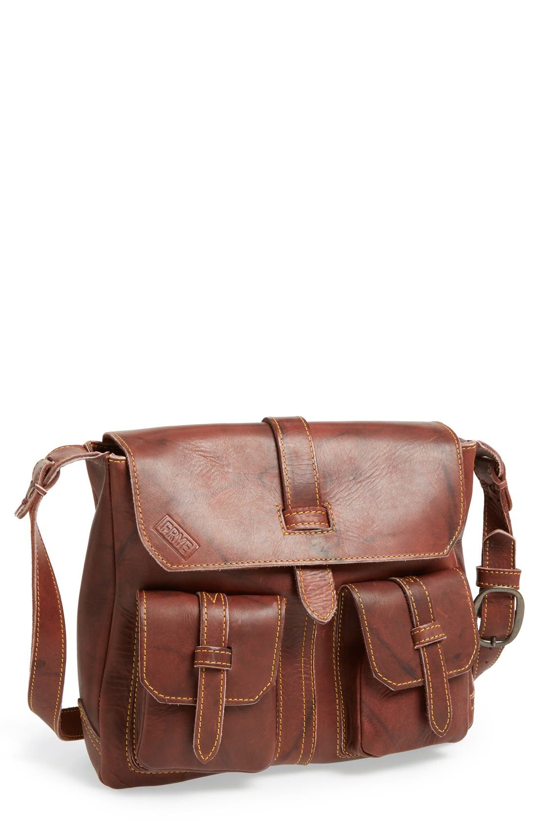 frye campus leather shoulder bag