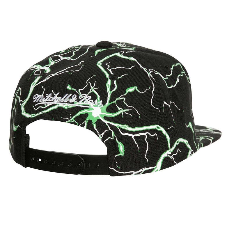 Shop Mitchell & Ness Black Boston Celtics Storm Season Snapback Hat