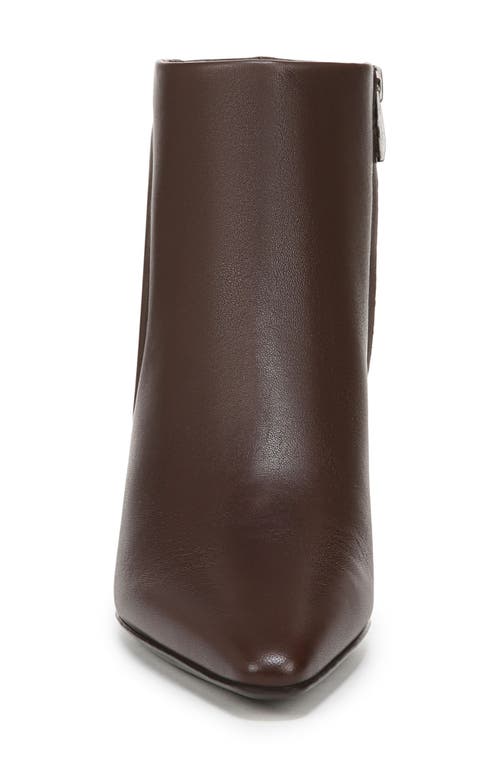 Naturalizer Deesha Kitten Heel Bootie In Chocolate Bar