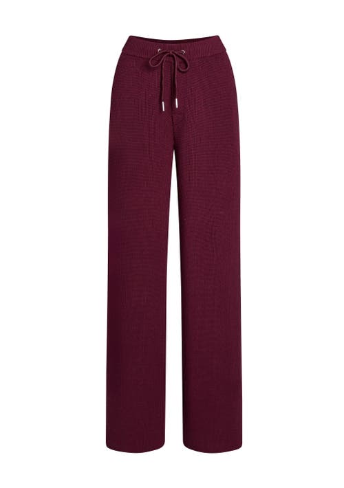 Shop Ser.o.ya Camila Sweatpant In Merlot